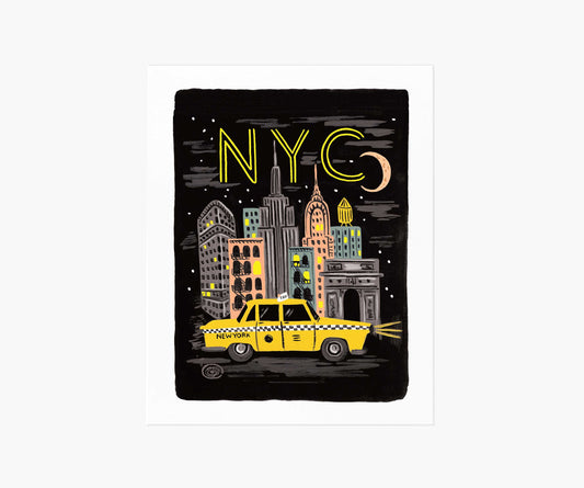 Bon Voyage NYC Art Print - Premium Design Accessory