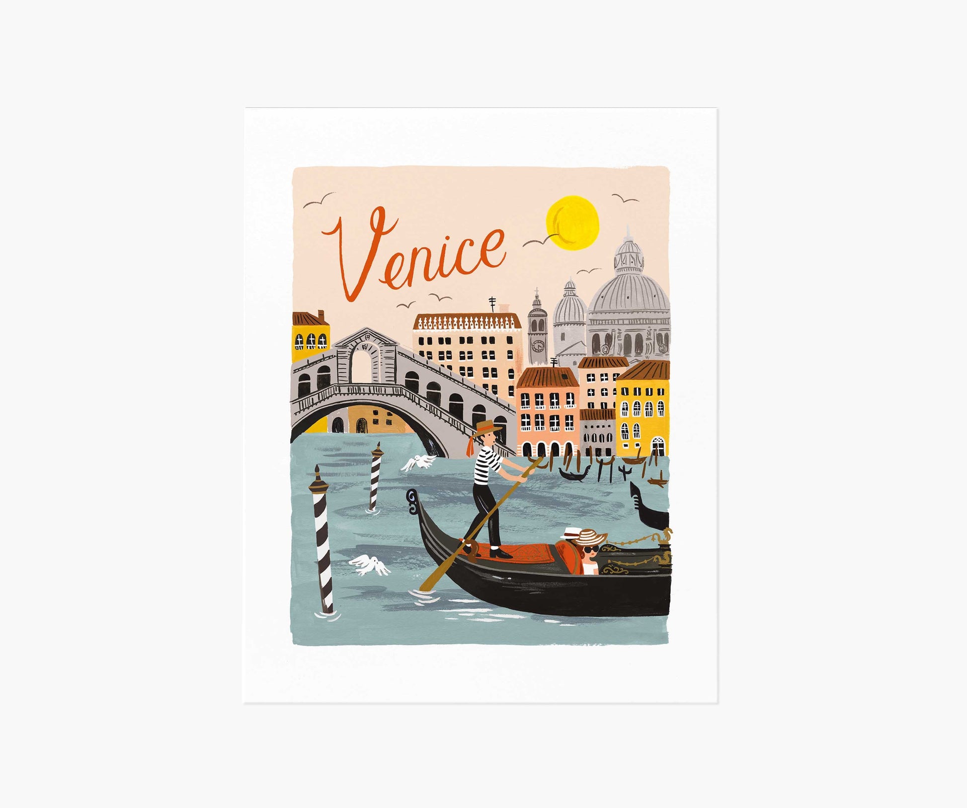 Venice World Traveler Art Print - Premium Design Accessory