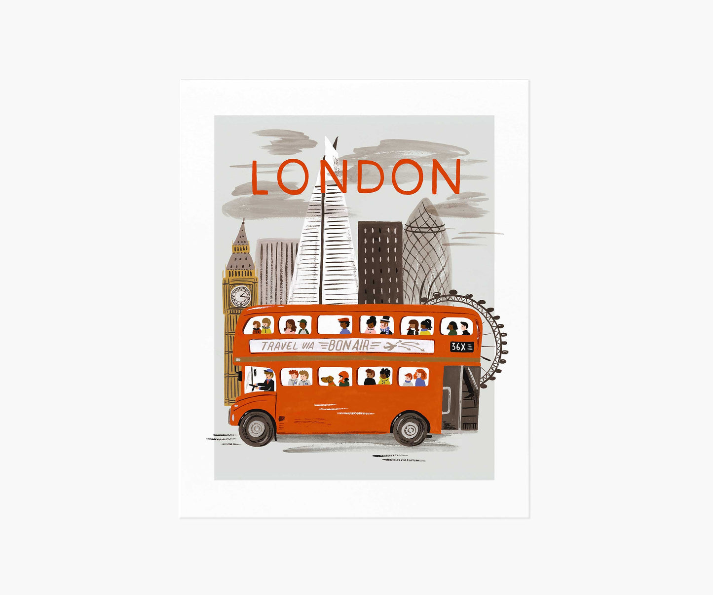 London World Traveler Art Print - Premium Design Accessory