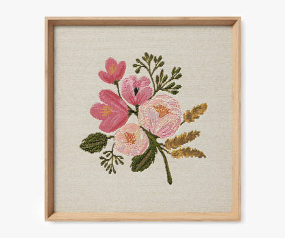 Framed Wall Art - Rose Botanical - Premium Design Accessory
