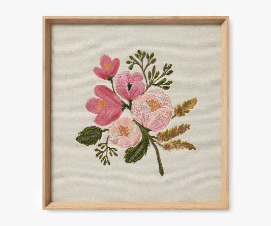 Framed Wall Art - Rose Botanical - Premium Design Accessory