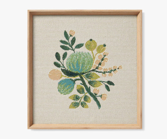 Framed Wall Art - Blue Botanical - Premium Design Accessory