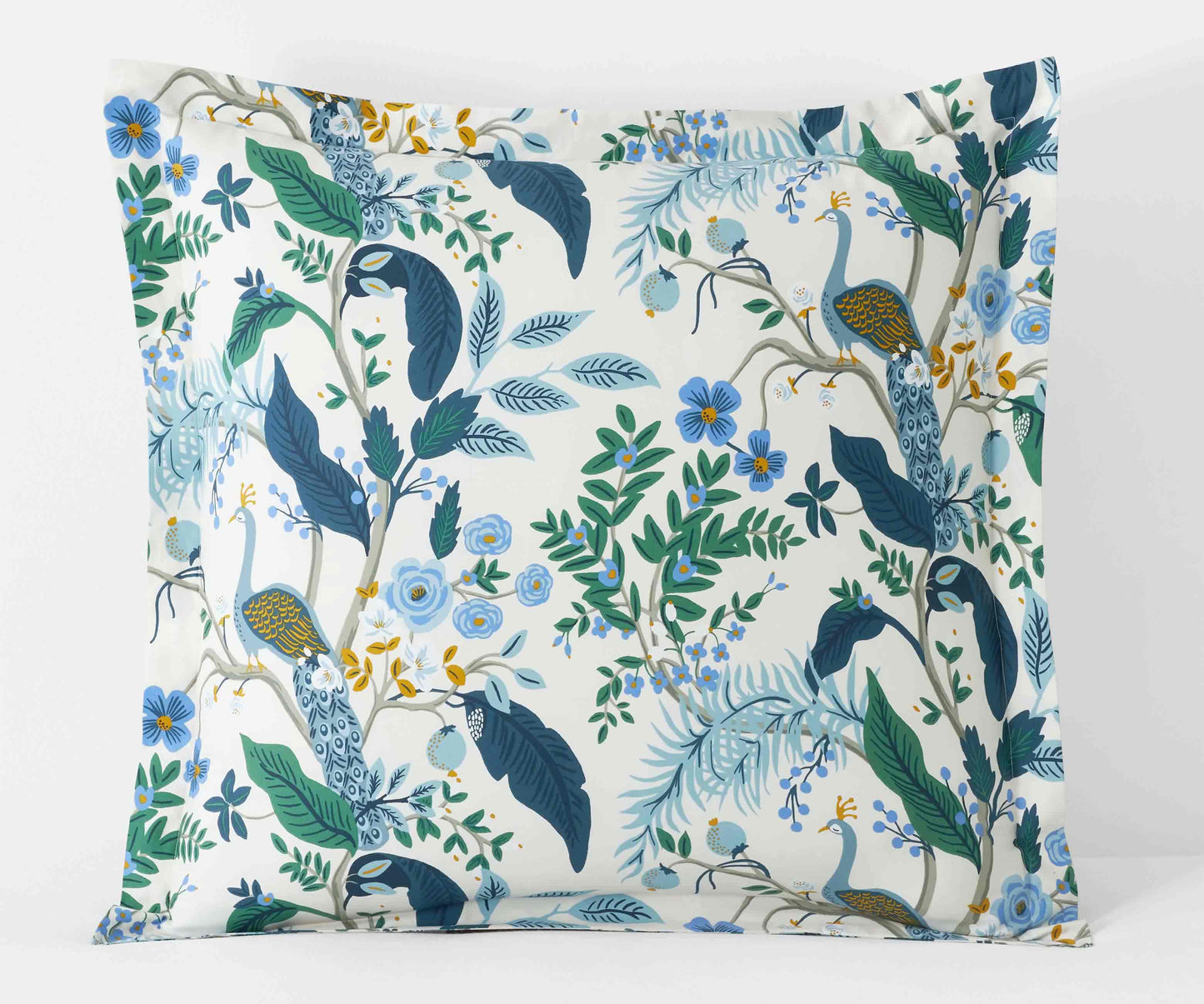 Sateen Sham - Peacock Ivory