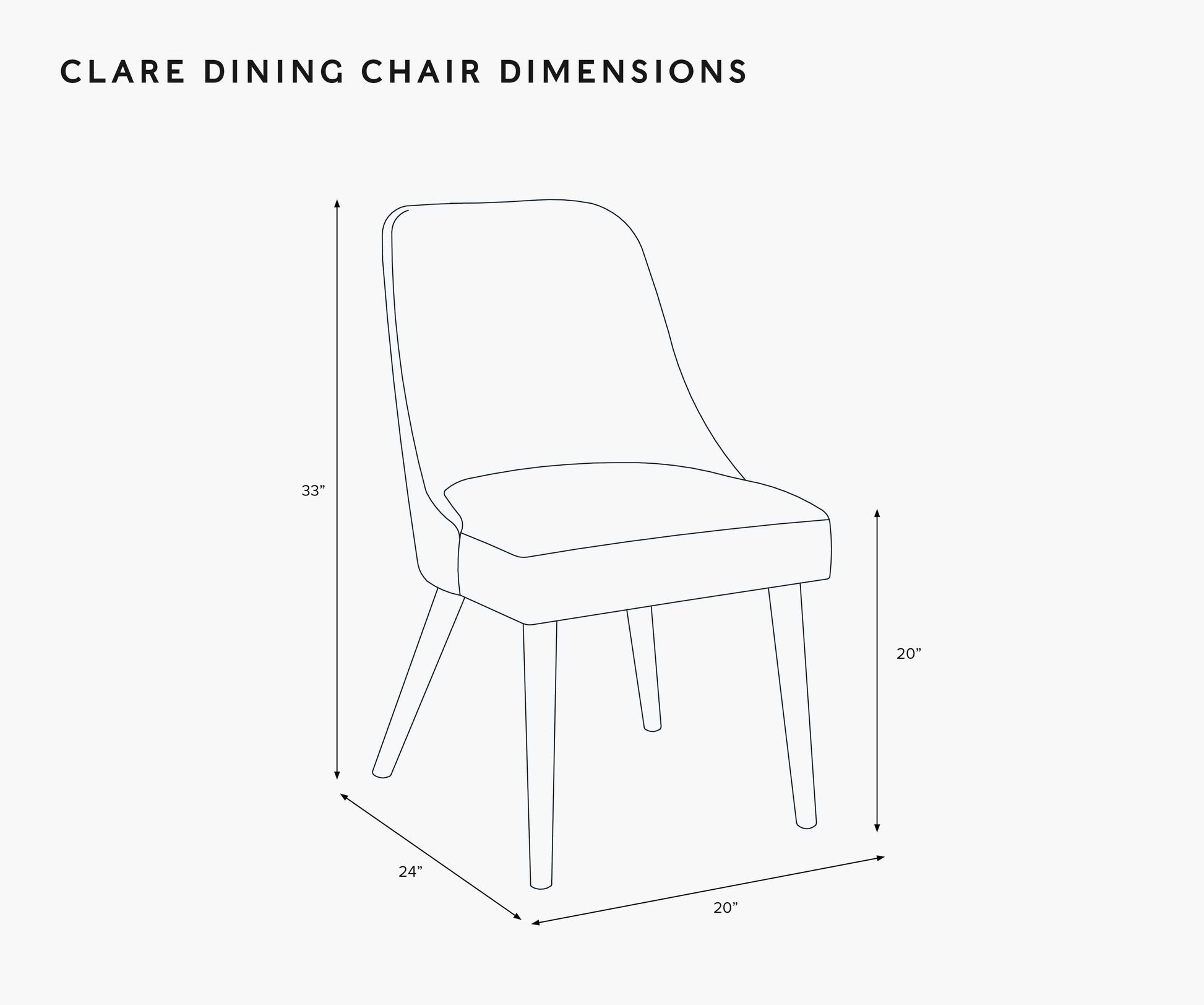 Clare Dining Chair - Delphine