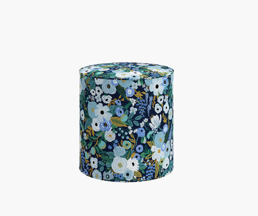 Billie Ottoman - Garden Party Blue - Premium Design Accessory