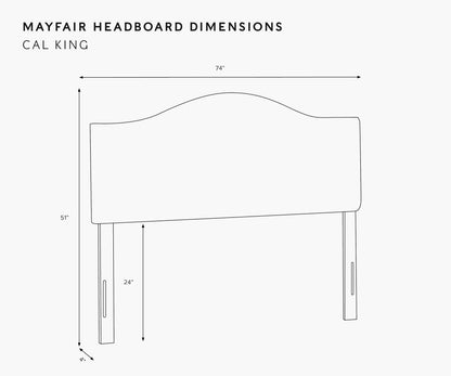 Mayfair Headboard - Garden Party Blue