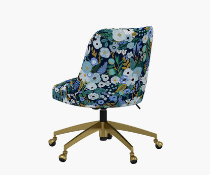Oxford Desk Chair - Garden Party Blue