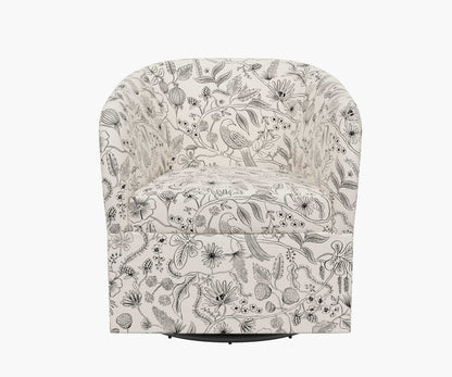 Pembroke Swivel Chair - Aviary