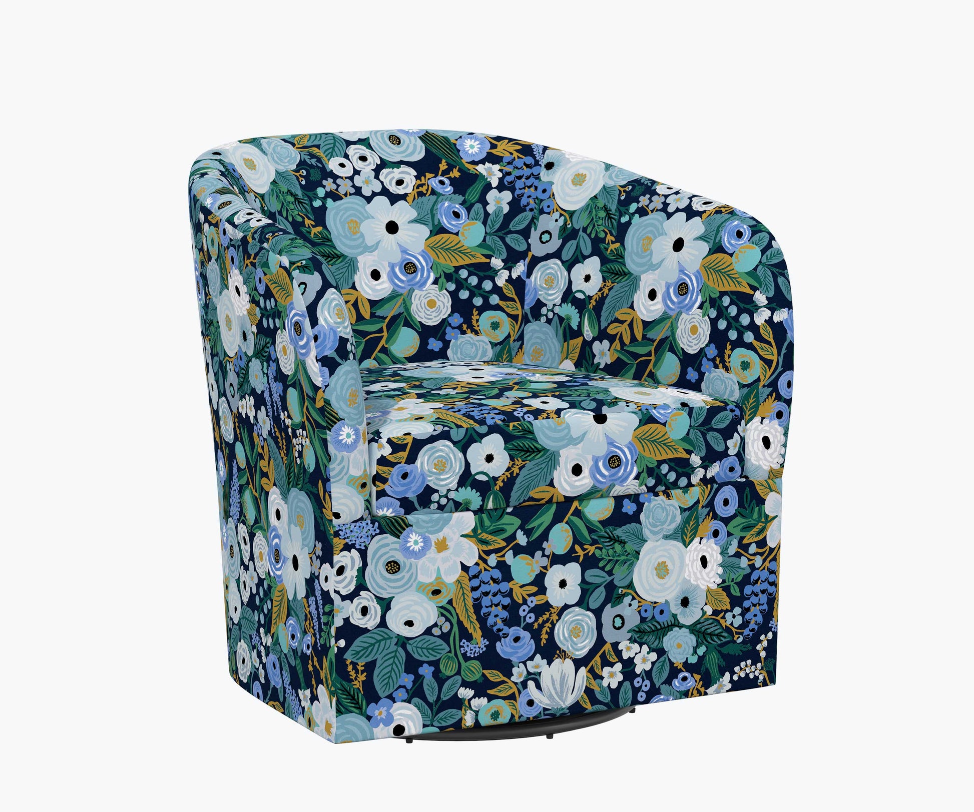 Pembroke Swivel Chair - Garden Party Blue - Premium Design Accessory