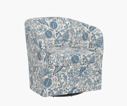 Pembroke Swivel Chair - Pomegranate - Premium Design Accessory