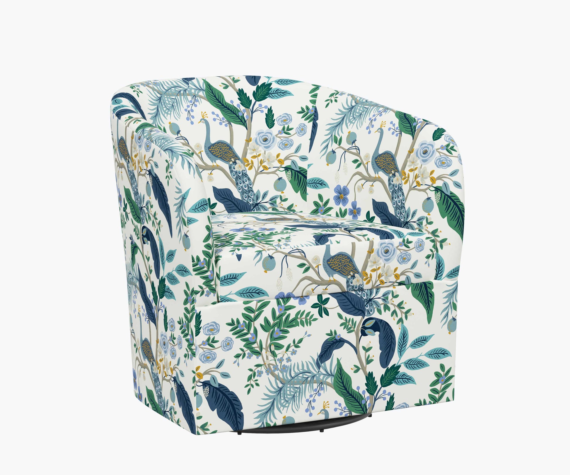 Pembroke Swivel Chair - Peacock - Premium Design Accessory