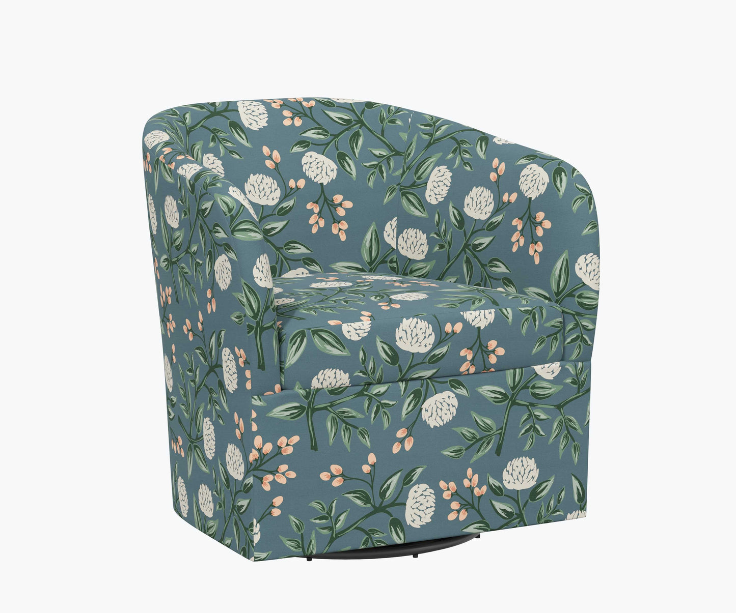 Pembroke Swivel Chair - Peonies - Premium Design Accessory