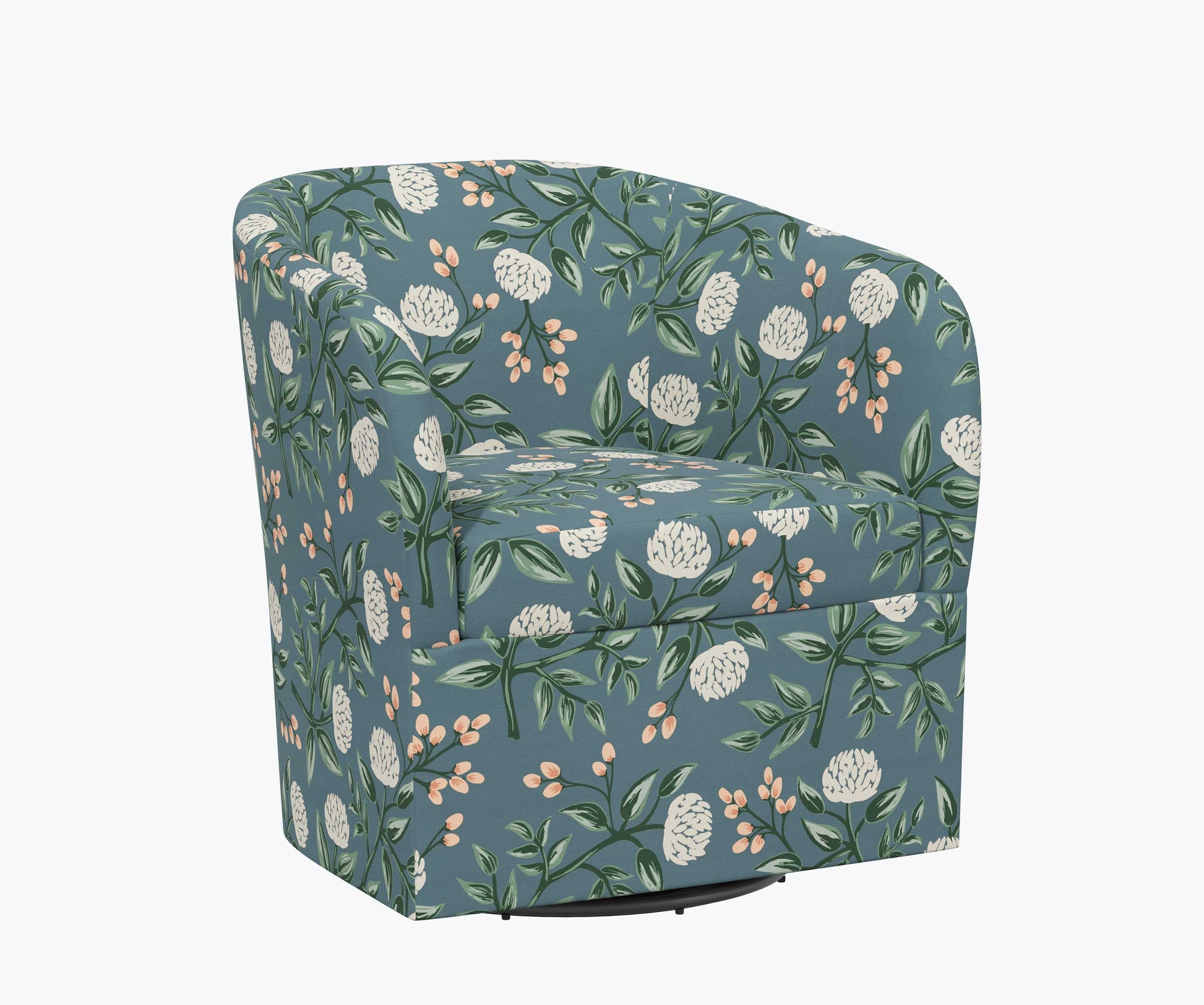 Pembroke Swivel Chair - Peonies - Premium Design Accessory