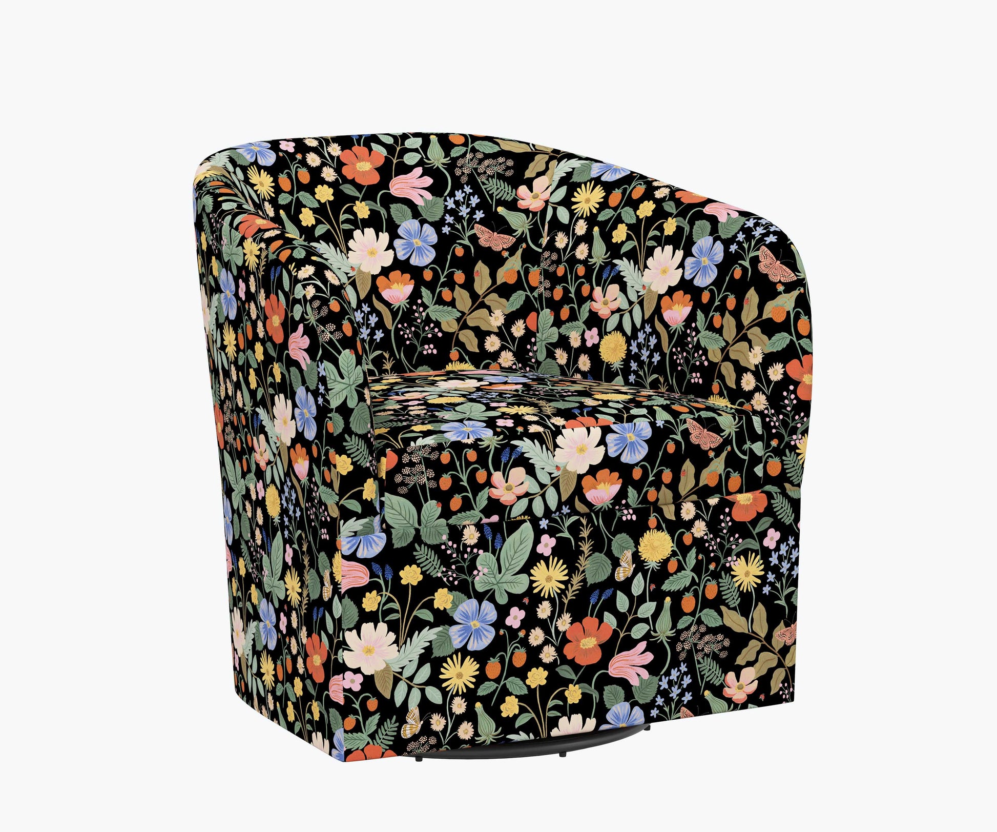 Pembroke Swivel Chair - Strawberry Fields - Premium Design Accessory