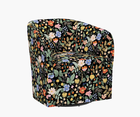 Pembroke Swivel Chair - Strawberry Fields - Premium Design Accessory