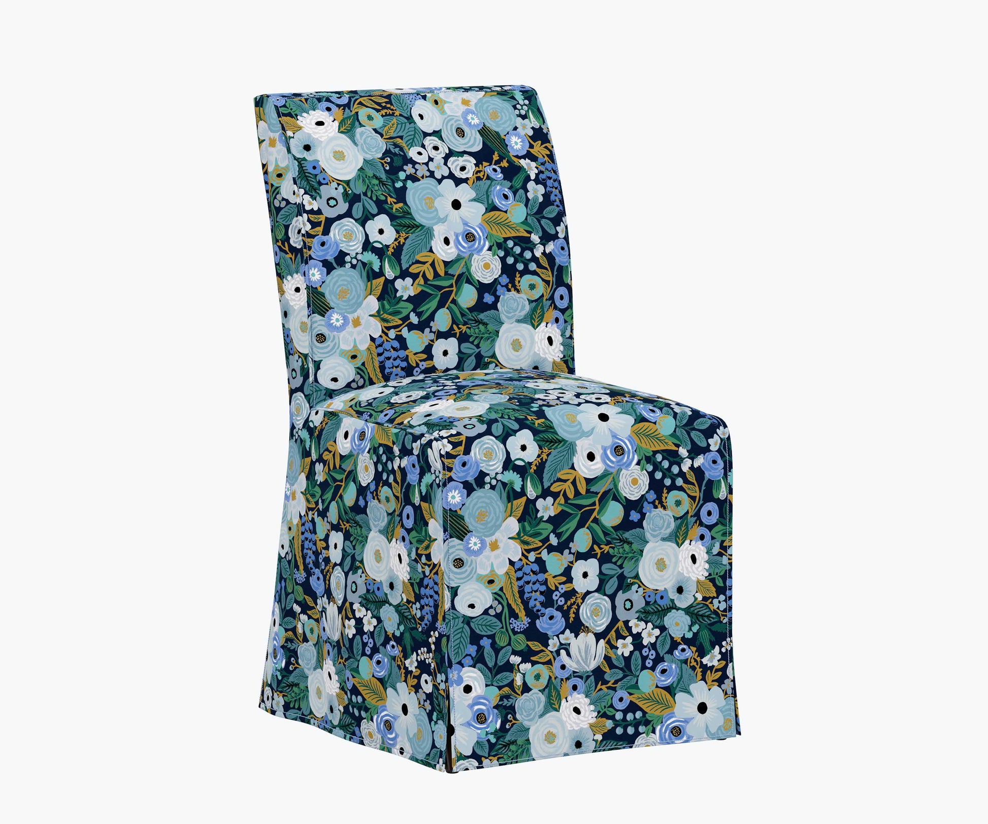 Frances Slipcover Dining Chair - Garden Party Blue - Premium Design Accessory