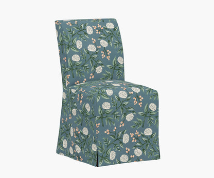 Frances Slipcover Dining Chair - Peonies - Premium Design Accessory