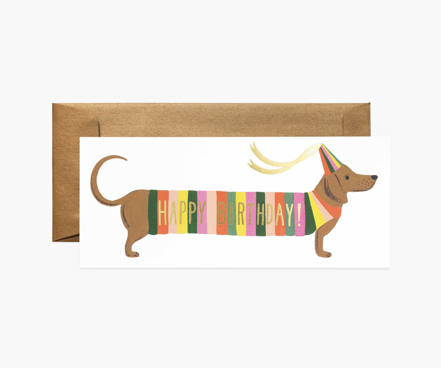 Hot Dog Money Holder Birthday Card - Single Card - Greeting Card with Envelope