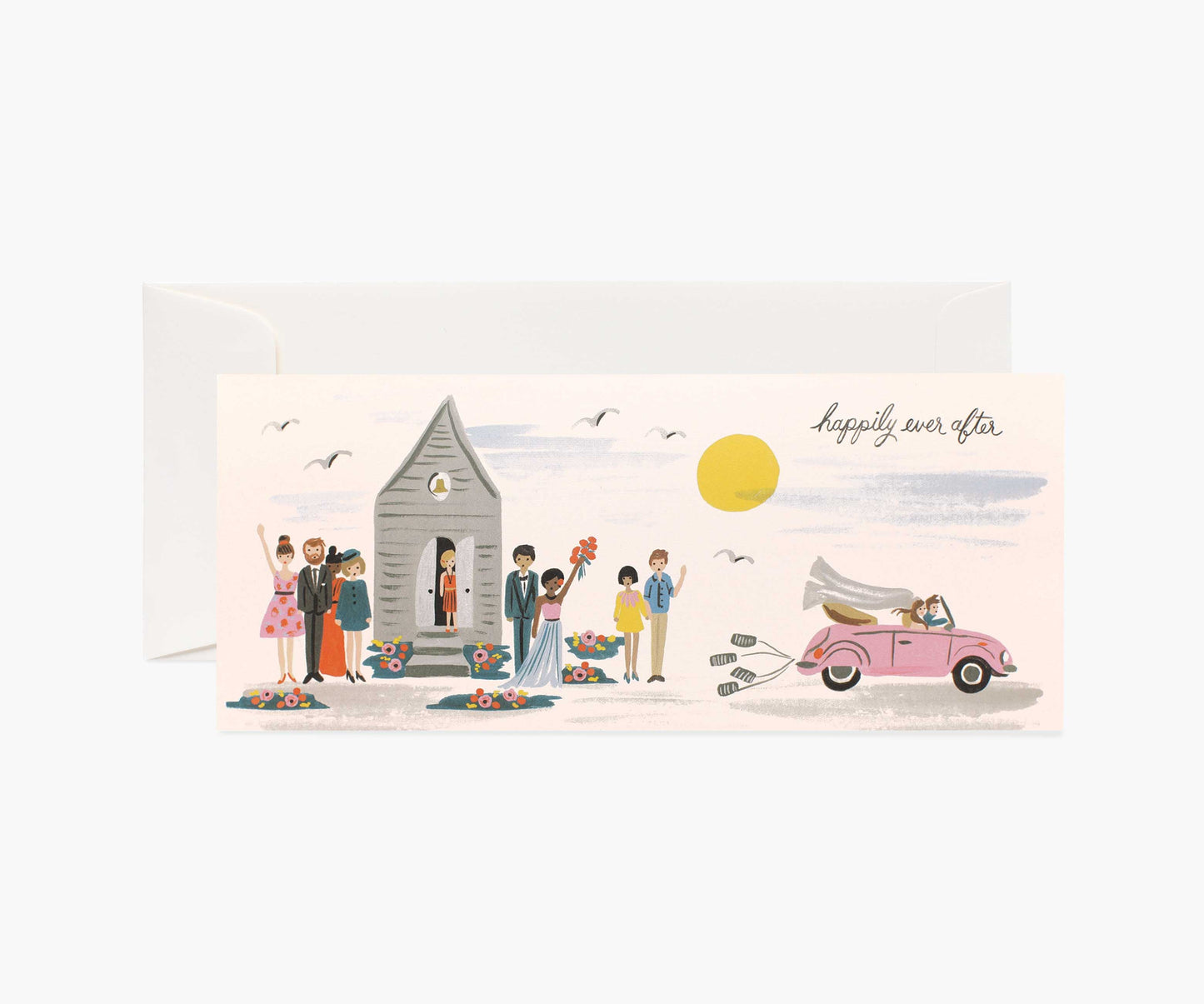 Wedding Send-Off Money Holder Card - Single Card - Greeting Card with Envelope