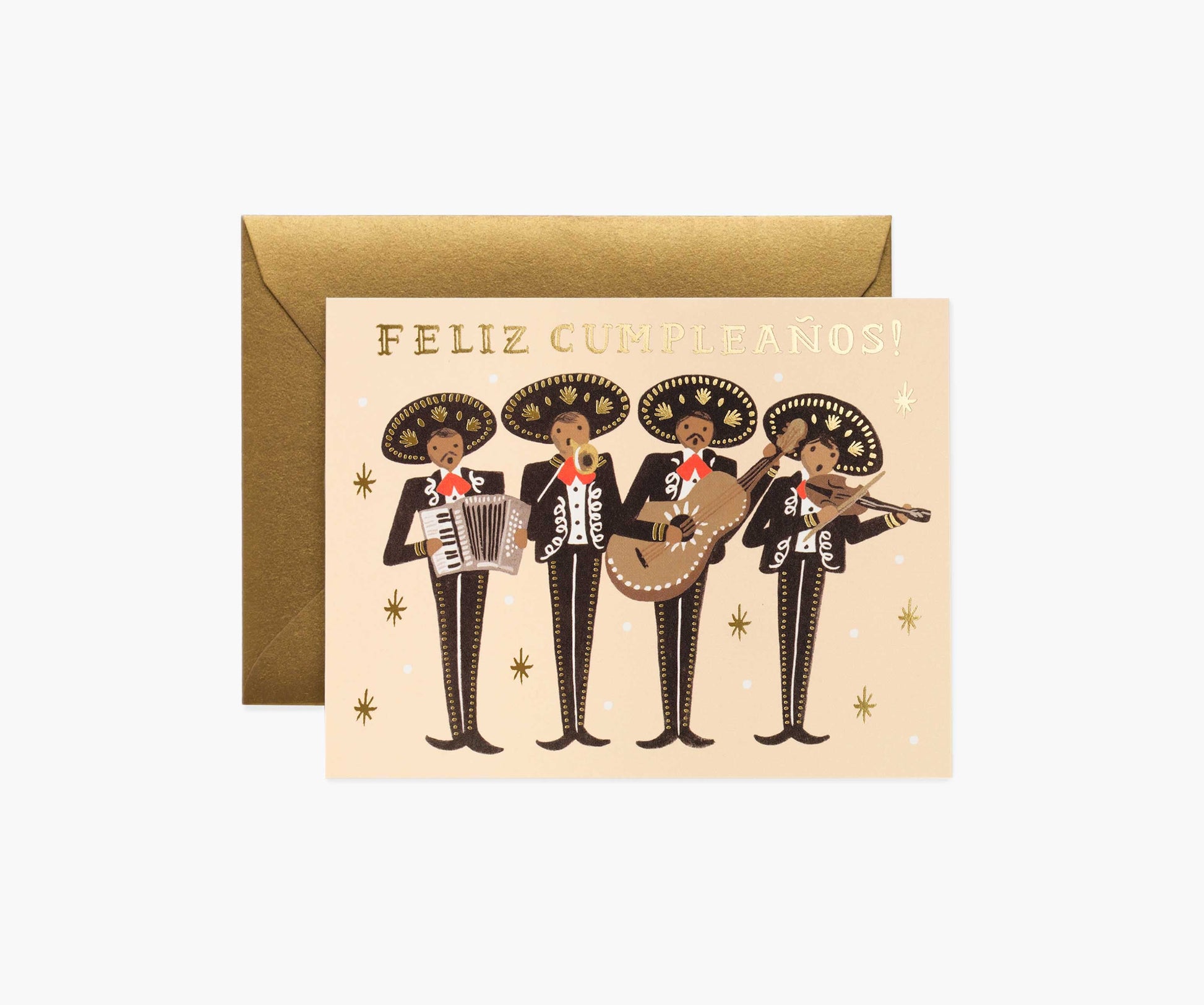 Mariachi Birthday Card - Single Card - Greeting Card with Envelope