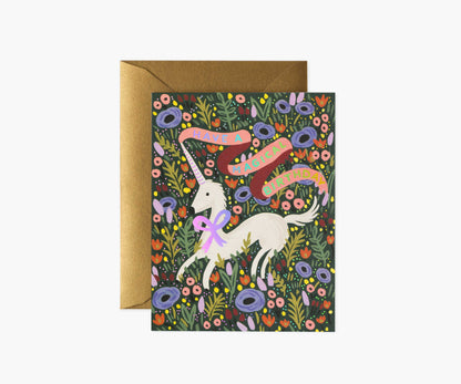 Magical Birthday Card - Single Card - Greeting Card with Envelope