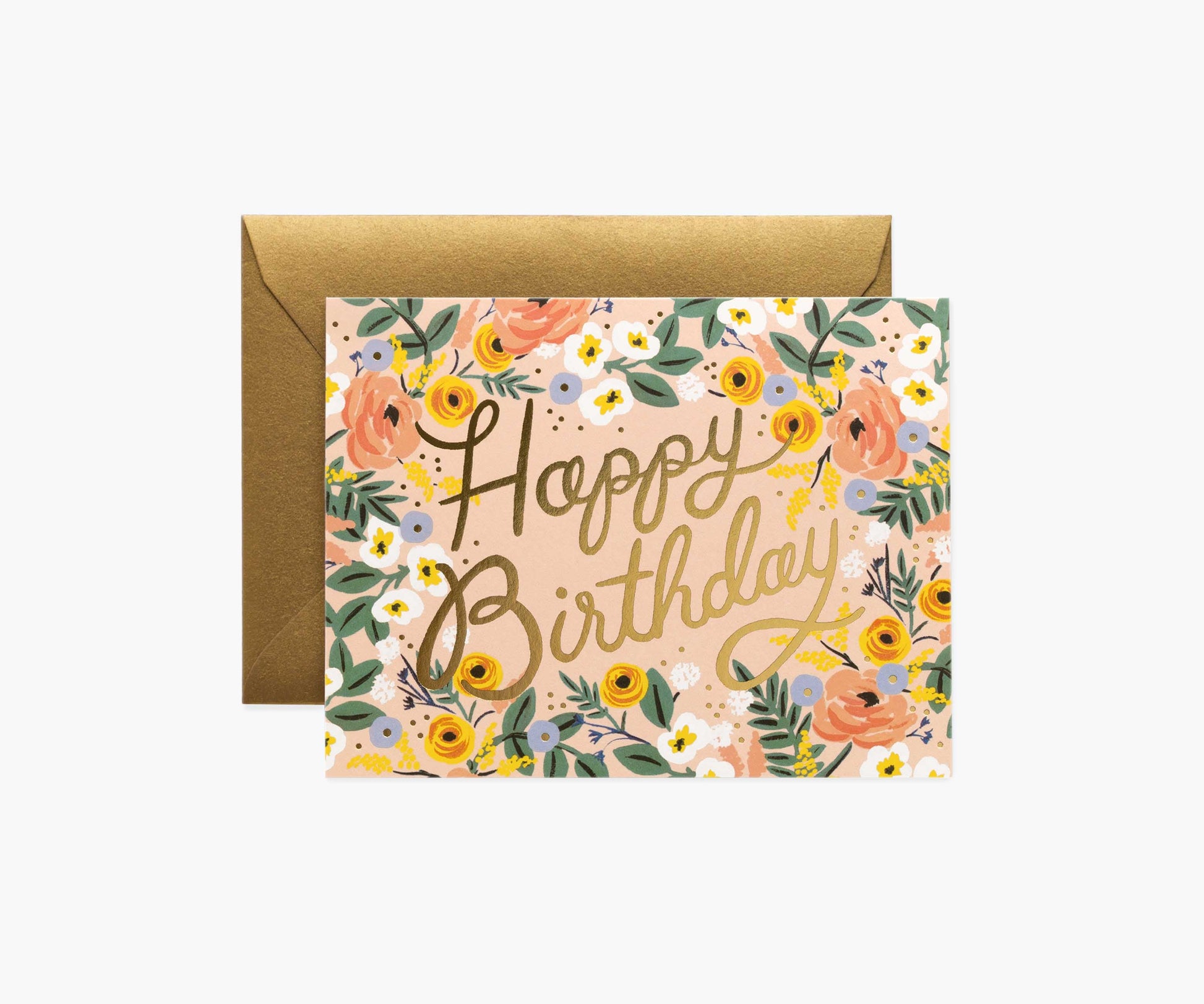 Rosé Birthday Card - Single Card - Greeting Card with Envelope