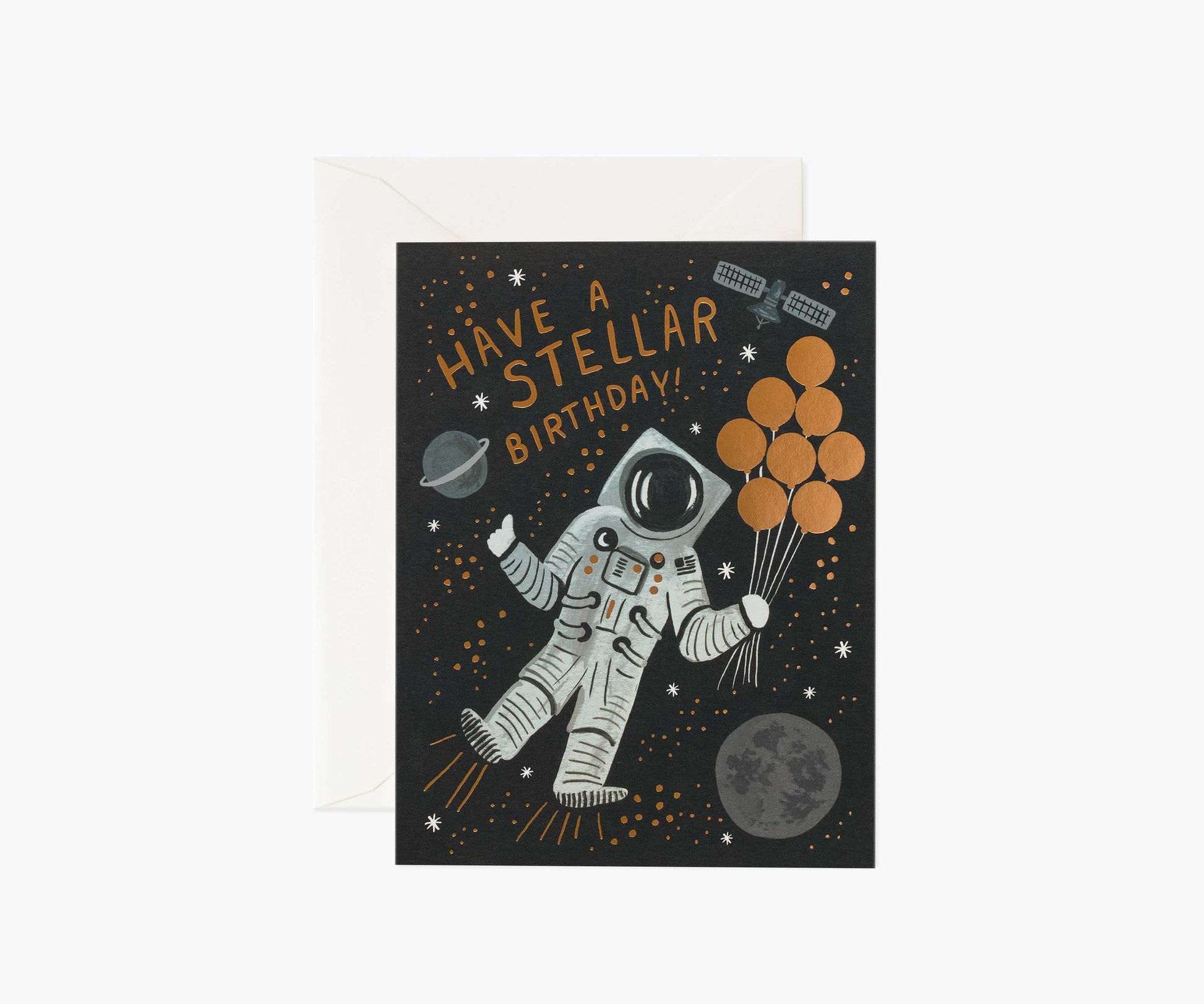 Stellar Birthday Card - Single Card - Greeting Card with Envelope