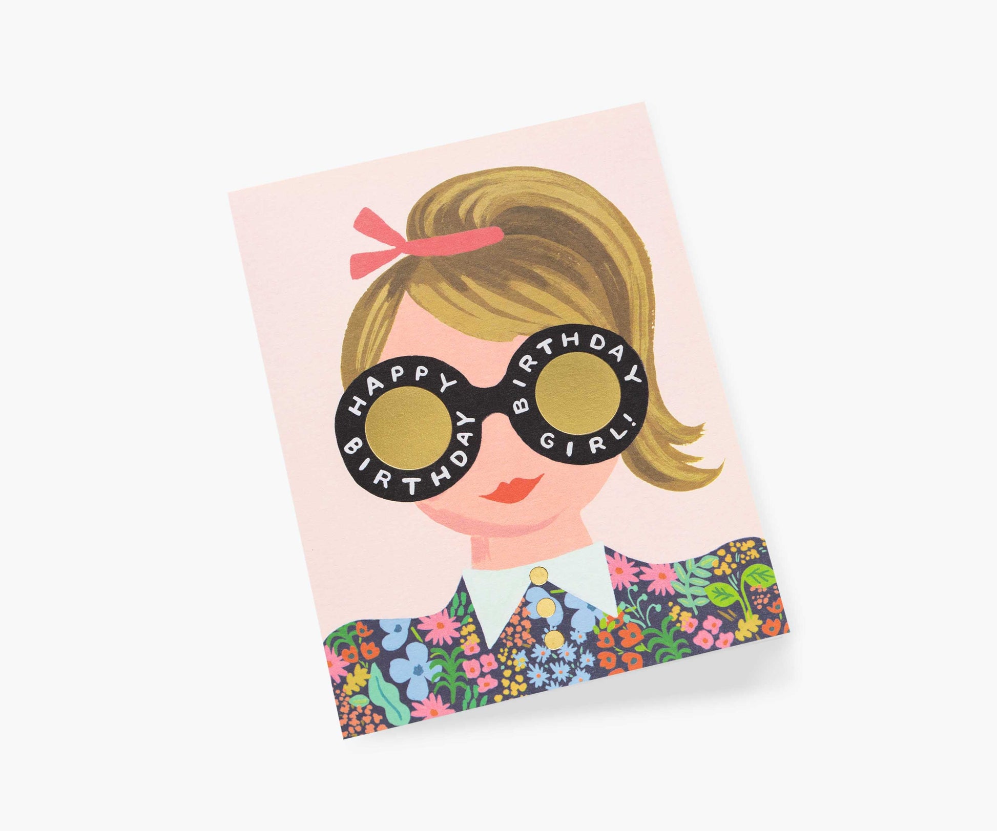 Meadow Birthday Girl Birthday Card - Single Card