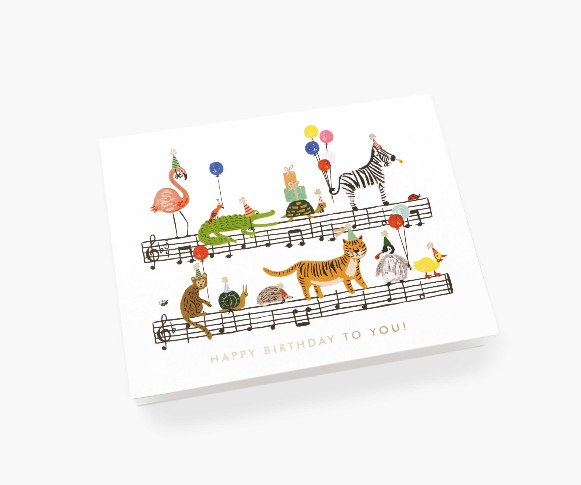 Happy Birthday Song Birthday Card - Single Card