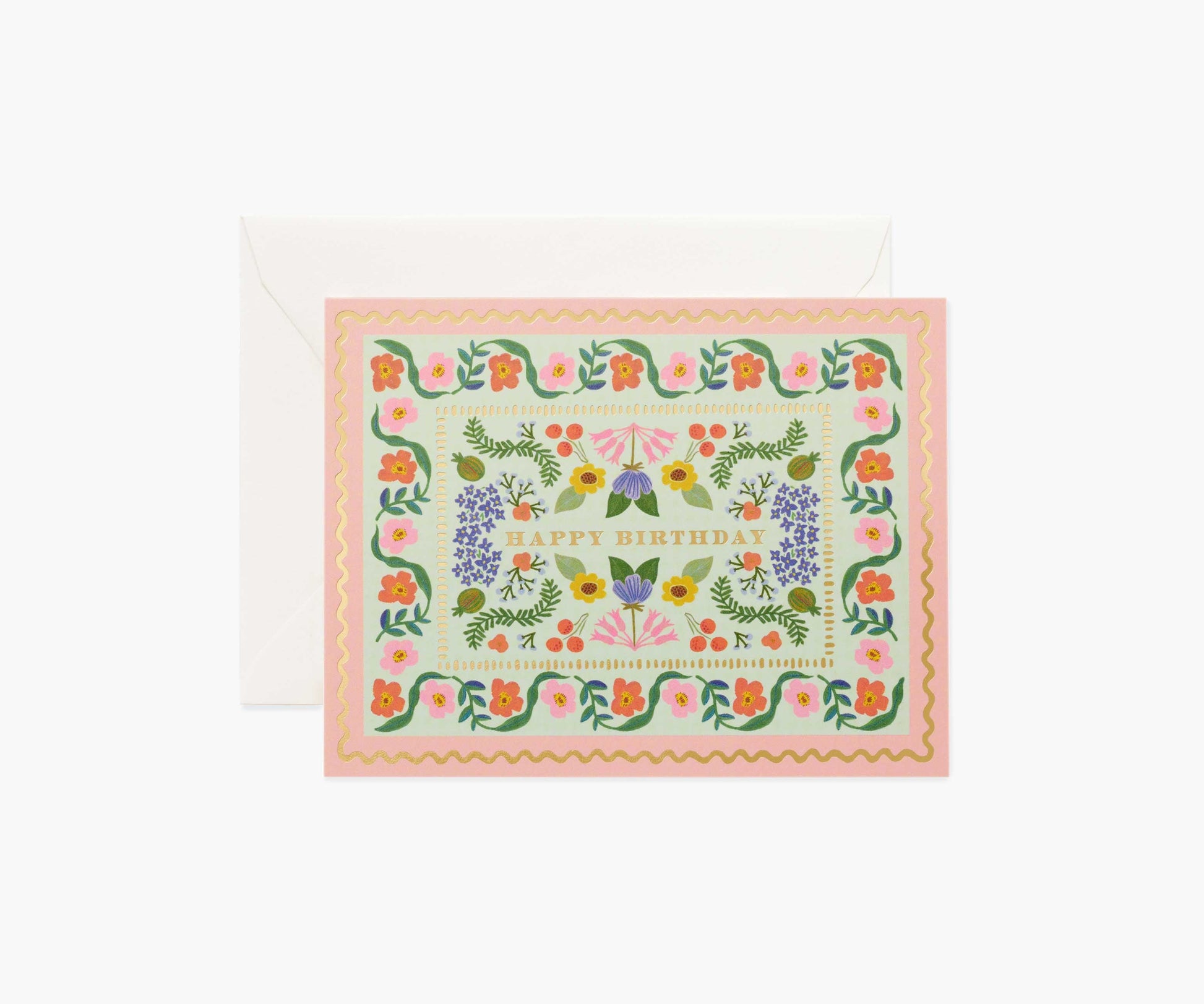 Sicily Garden Birthday Card - Single Card - Greeting Card with Envelope