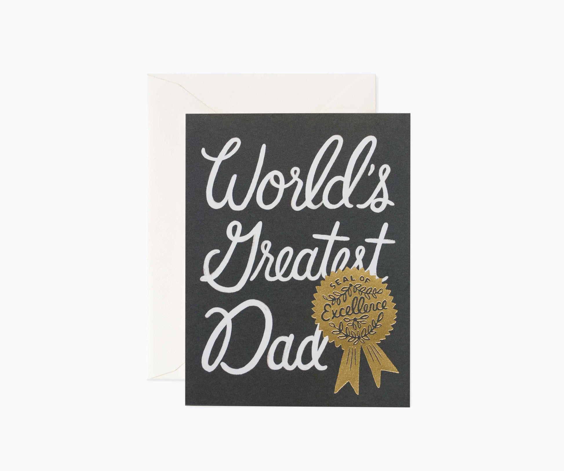 World's Greatest Dad Father's Day Card - Single Card - Greeting Card with Envelope