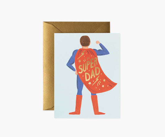 Super Dad Father's Day Card - Single Card - Greeting Card with Envelope