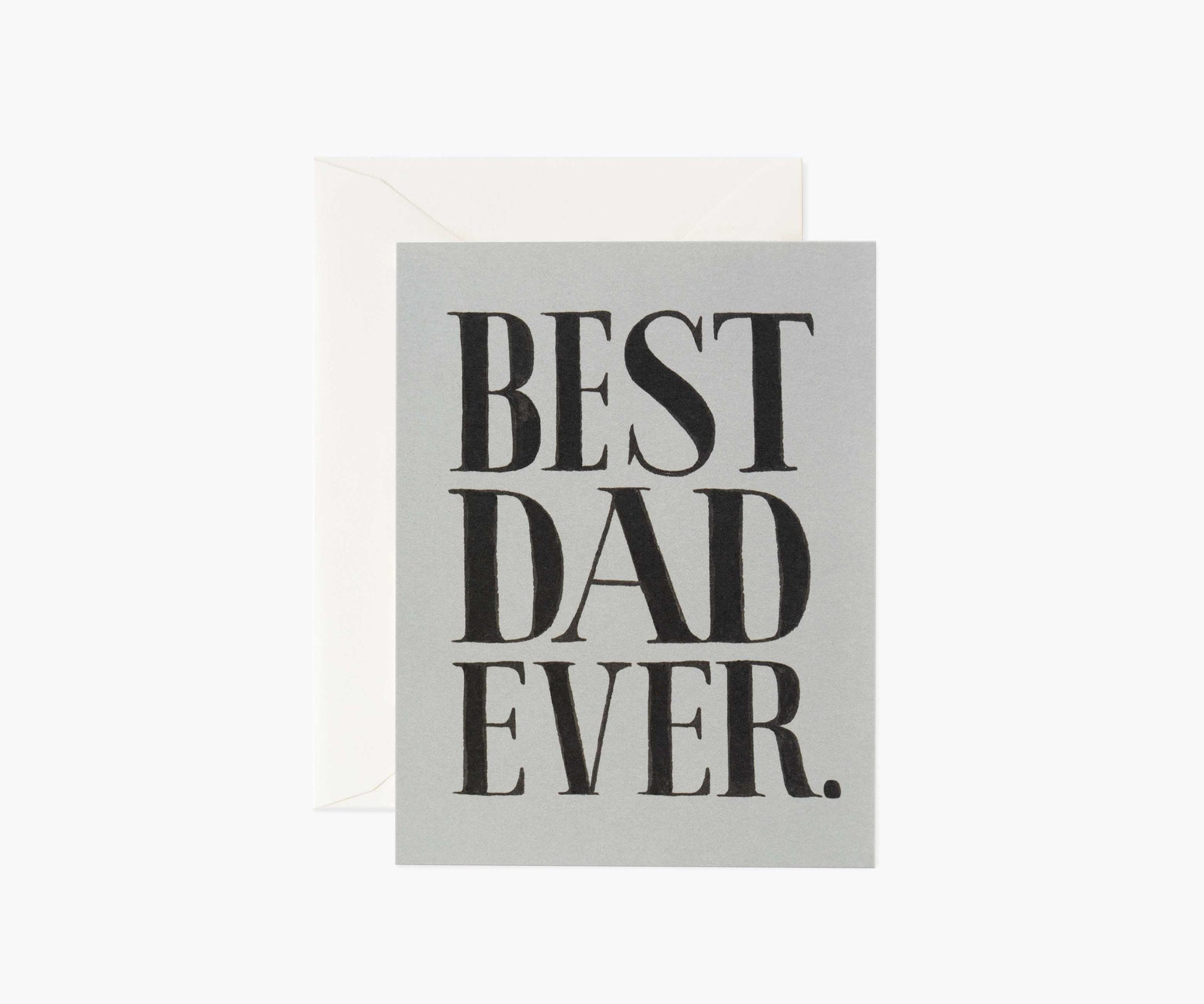 Best Dad Ever Father's Day Card - Single Card - Greeting Card with Envelope
