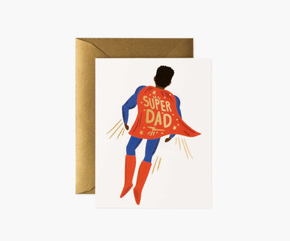 Soaring Super Dad Father's Day Card - Single Card - Greeting Card with Envelope