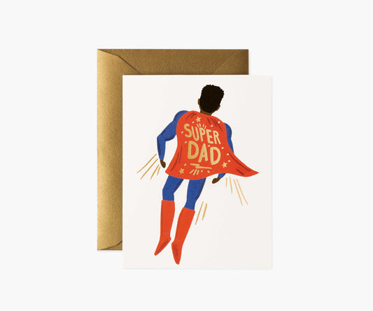 Soaring Super Dad Father's Day Card - Single Card - Greeting Card with Envelope