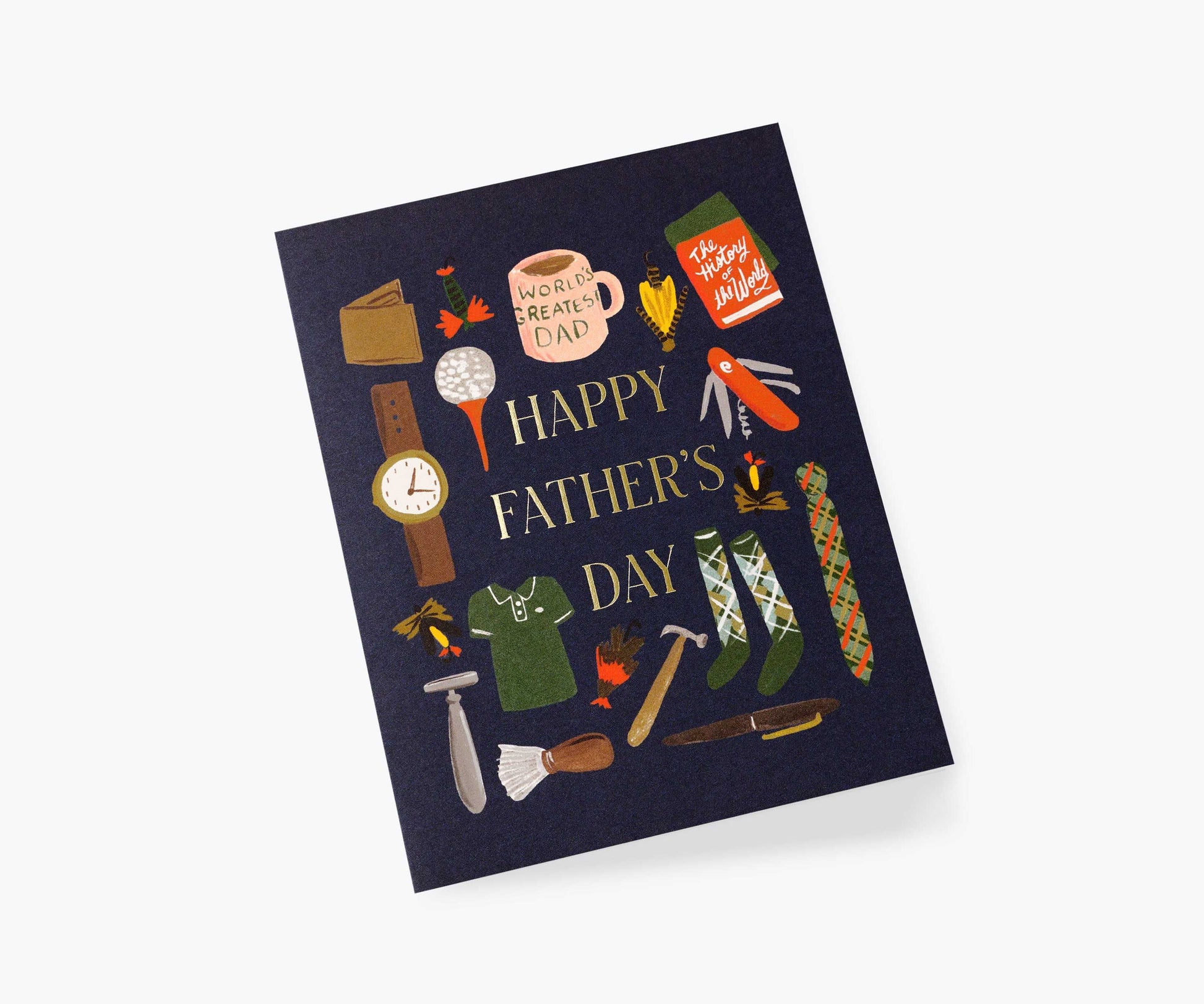Dad's Favorite Things Father's Day Card - Single Card