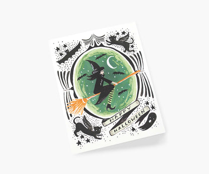 Witch of the West Halloween Card - Single Card