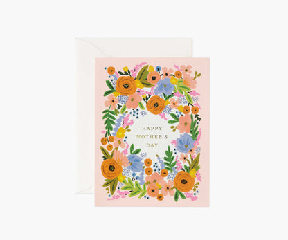 Floral Mother's Day Mother's Day Card - Single Card - Greeting Card with Envelope