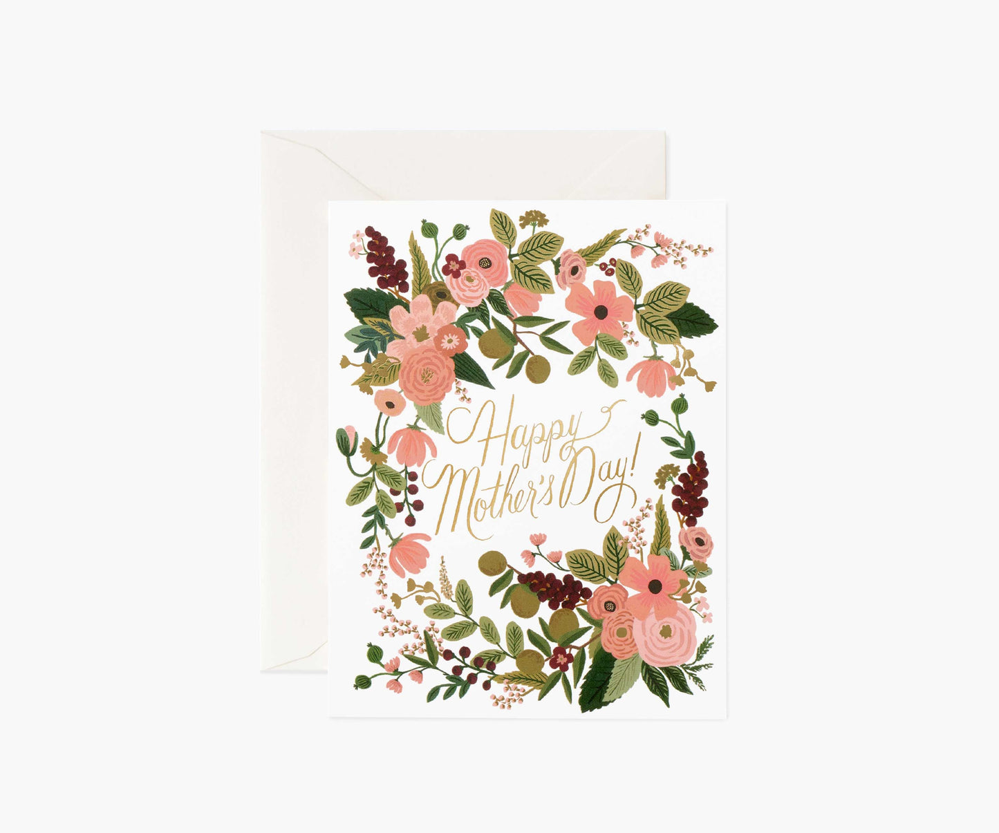 Garden Party Mother's Day Card - Single Card - Greeting Card with Envelope