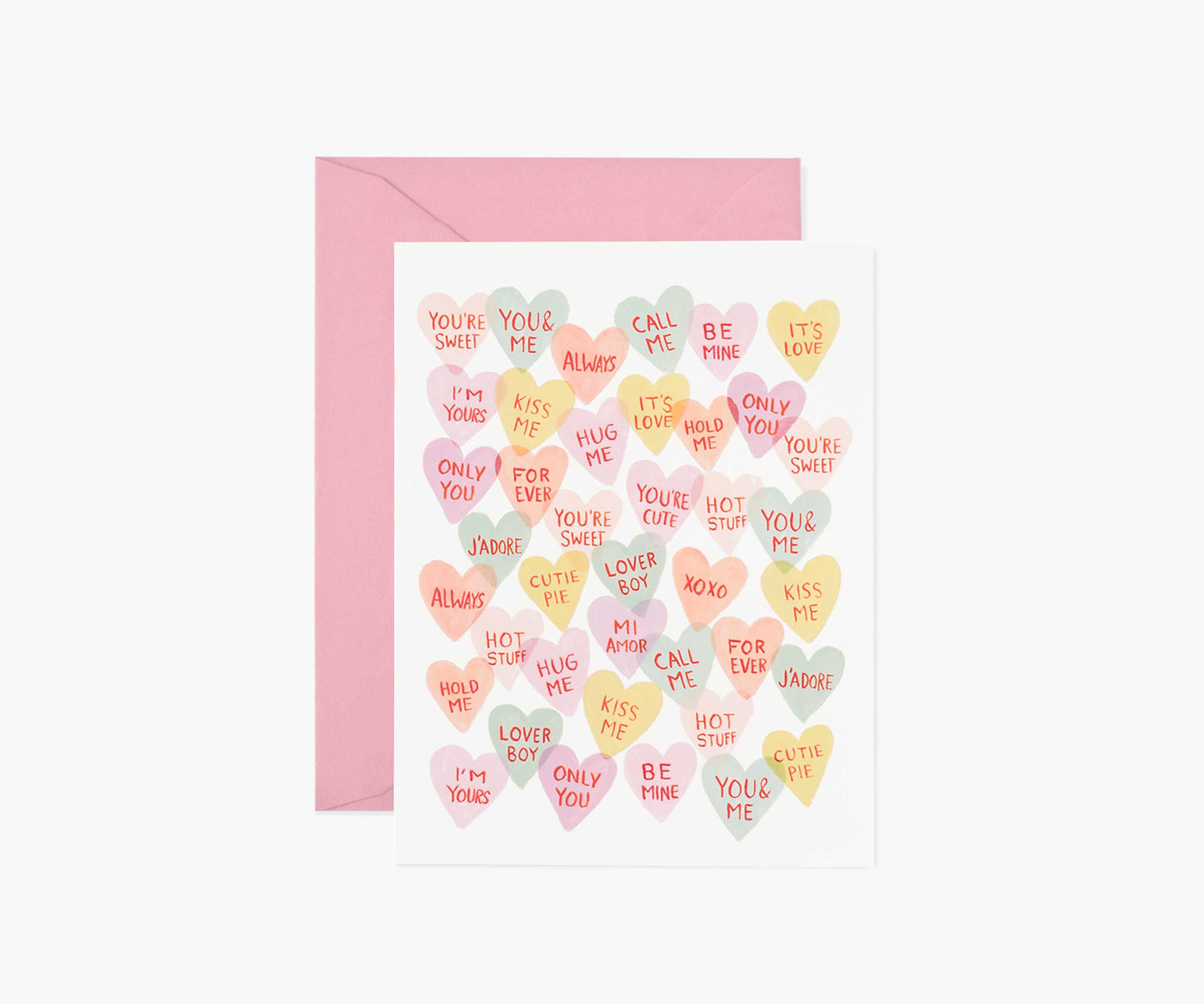Valentine Sweetheart Valentine's Day Card - Single Card - Greeting Card with Envelope