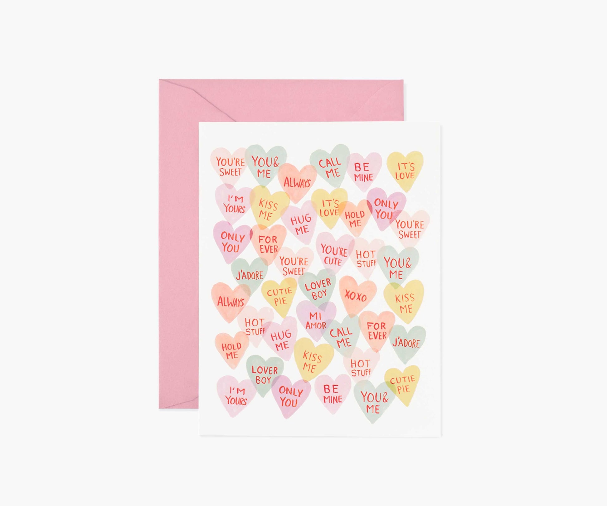 Valentine Sweetheart Valentine's Day Card - Single Card - Greeting Card with Envelope