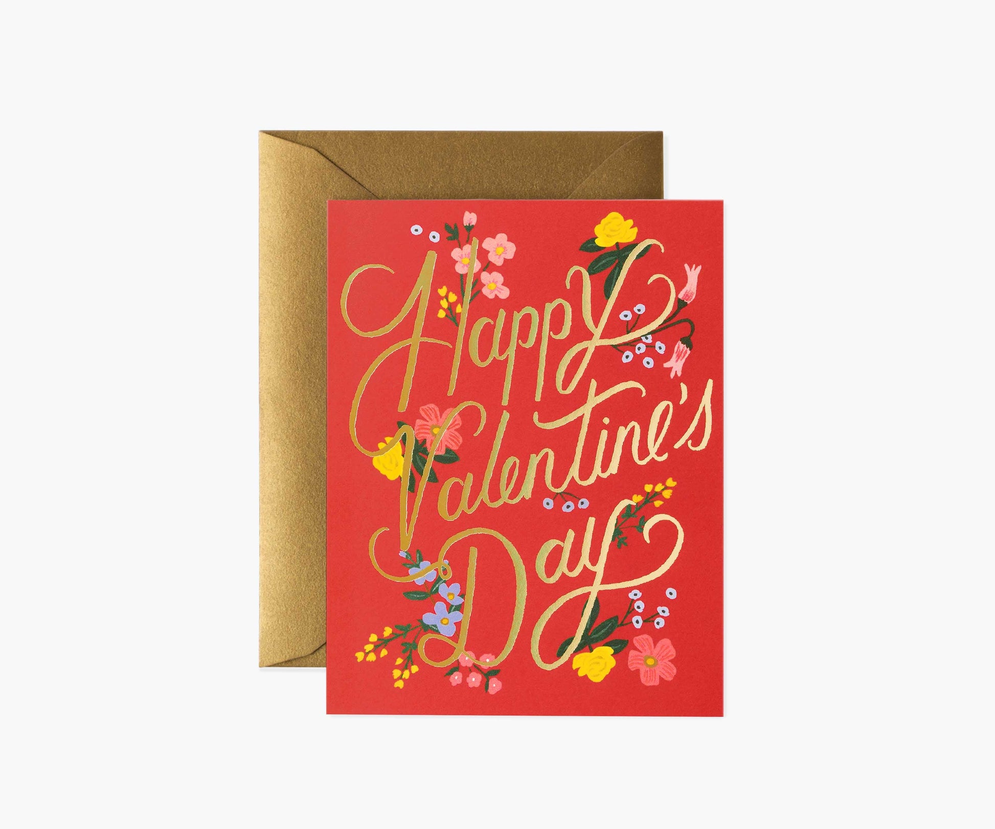 Rouge Valentine's Day Card - Single Card - Greeting Card with Envelope