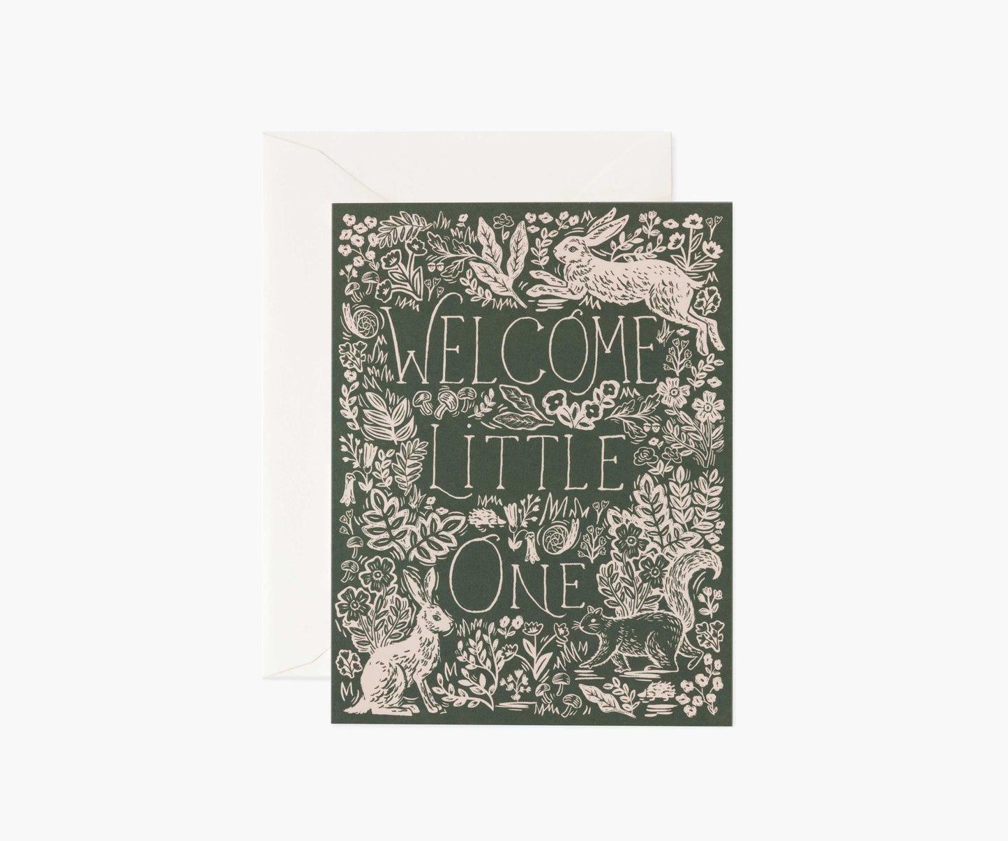Fable Baby Card - Single Card - Greeting Card with Envelope