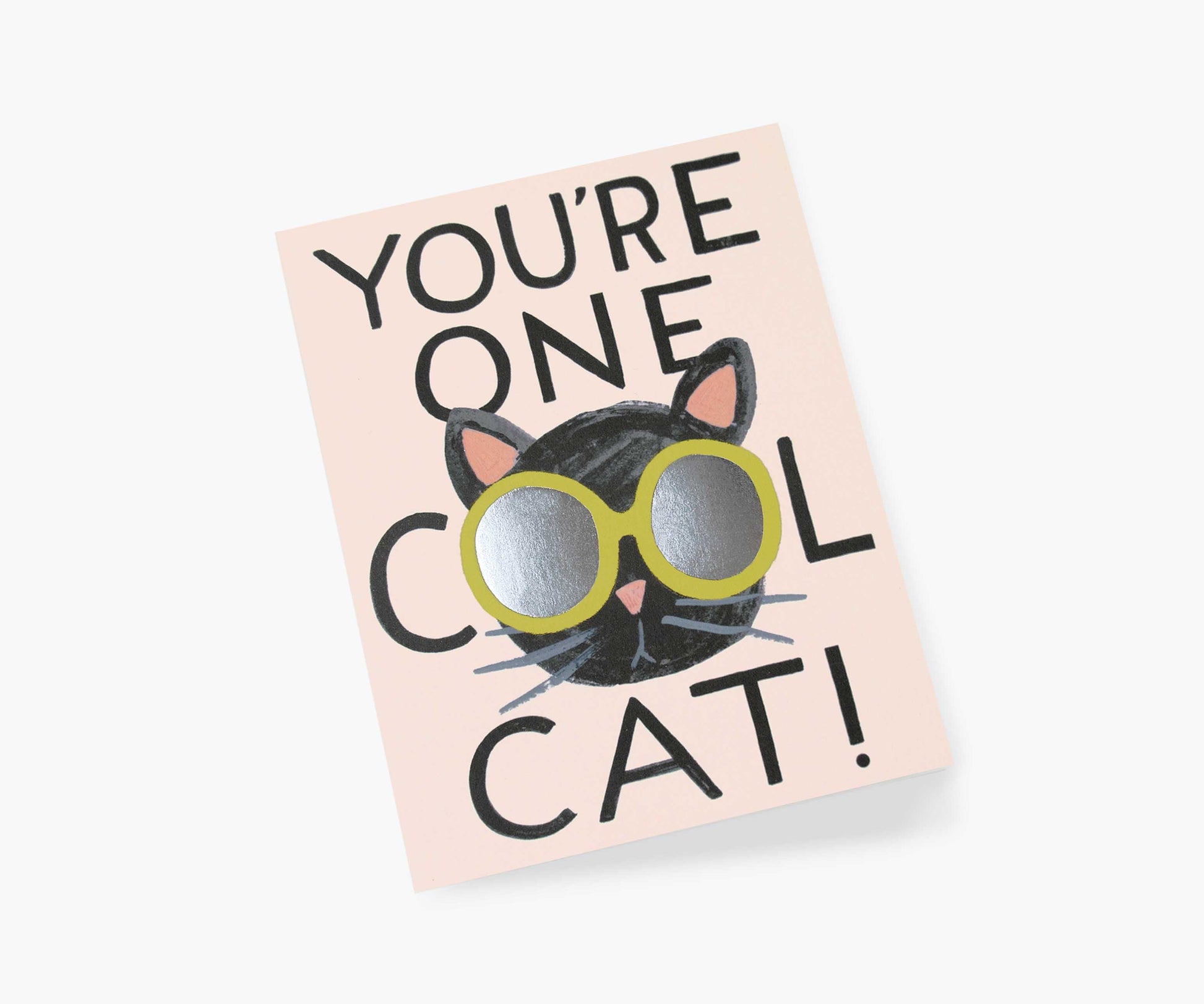 Cool Cat Love & Friendship Card - Single Card
