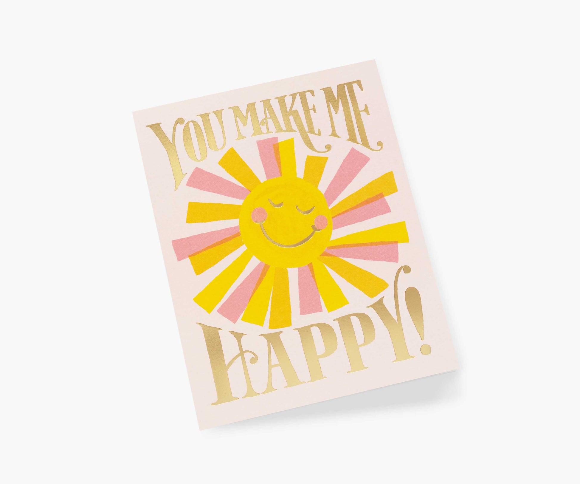 You Make Me Happy Love & Friendship Card - Single Card