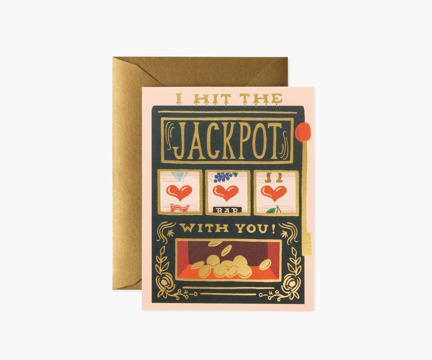 Jackpot Love & Friendship Card - Single Card - Greeting Card with Envelope
