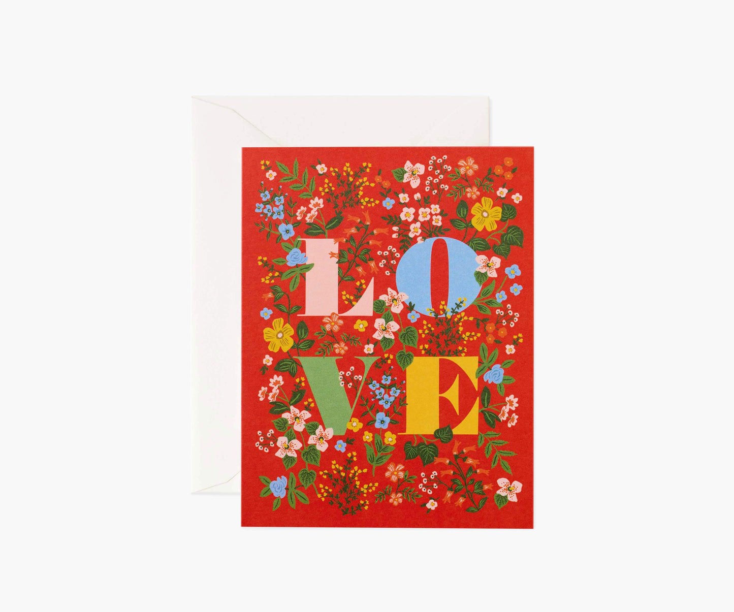 Mayfair Love Love & Friendship Card - Single Card - Greeting Card with Envelope