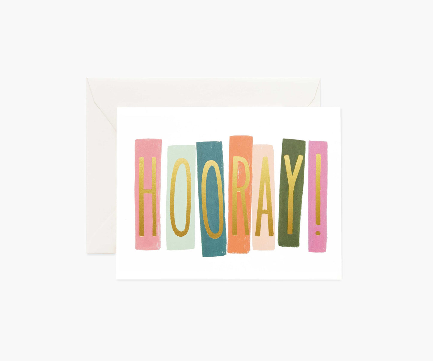 Hooray! Congrats Card - Single Card - Greeting Card with Envelope