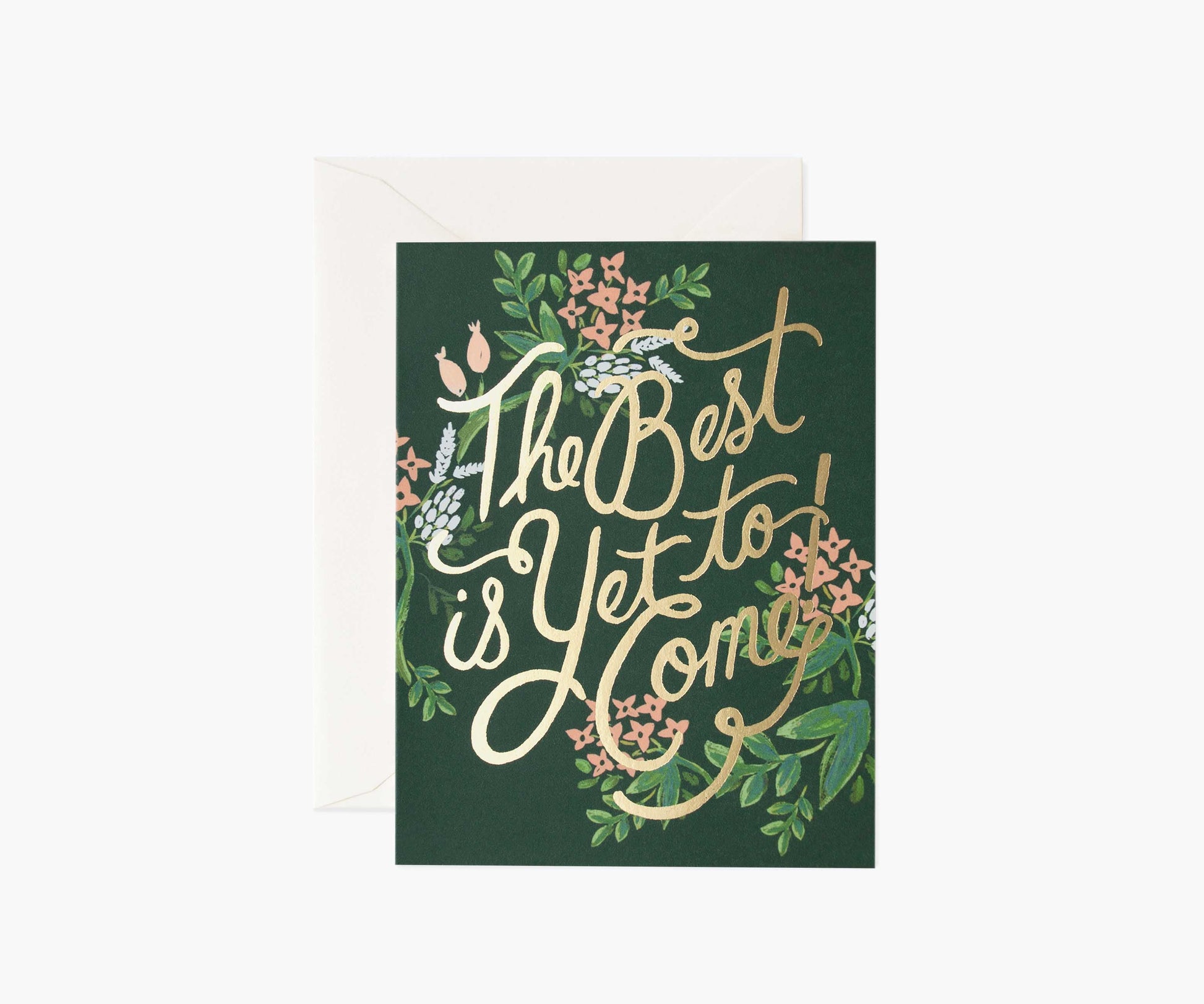 The Best Is Yet To Come Encouragement Card - Single Card - Greeting Card with Envelope