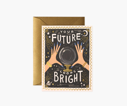 Your Future Looks Bright Encouragement Card - Single Card - Greeting Card with Envelope